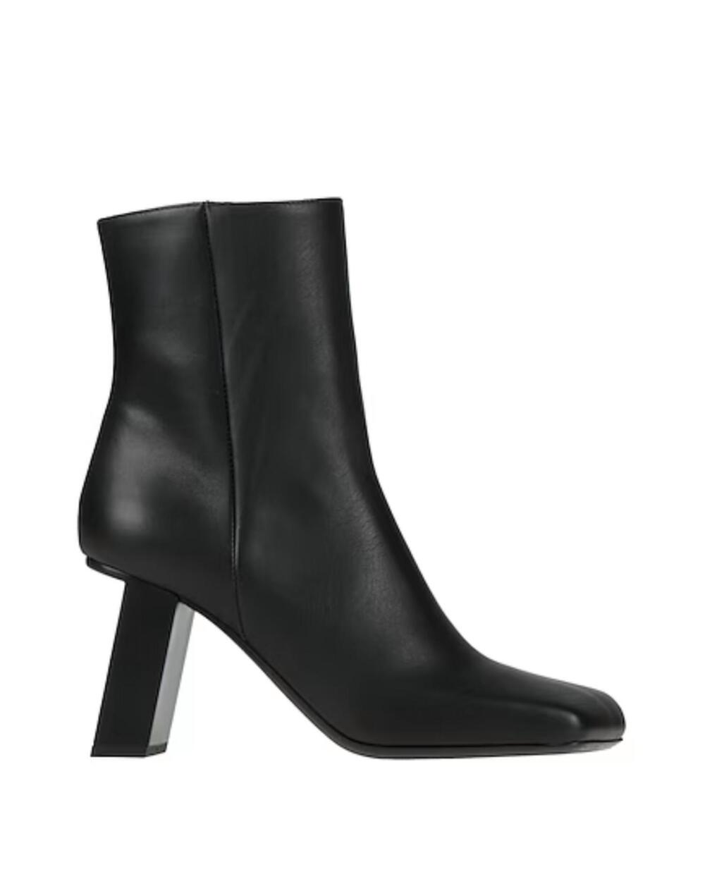 NEW VIC MATIE women's stivale elodie duo tall ankle boot in black